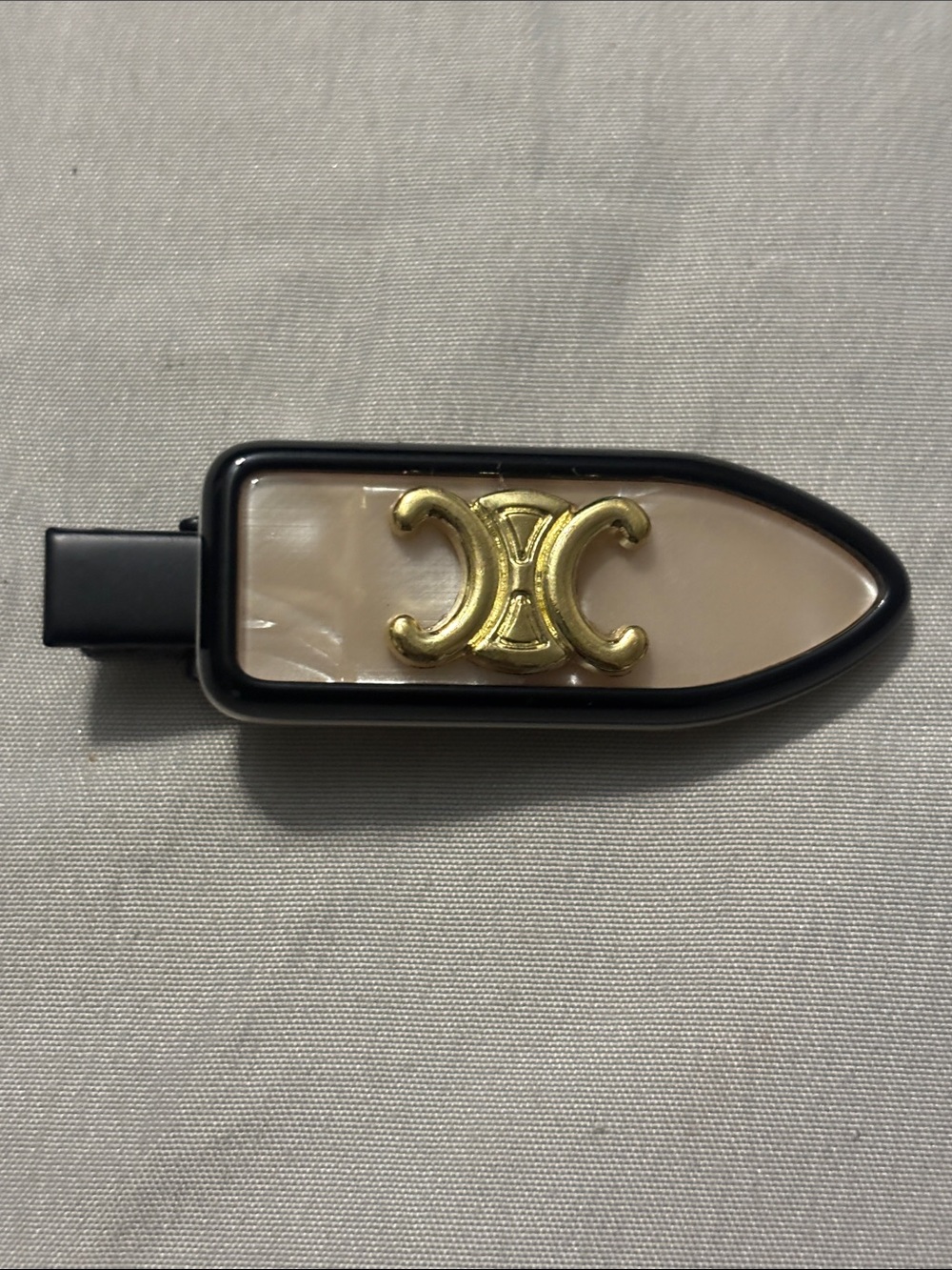Celine Mother-of-Pearl Hair Clip